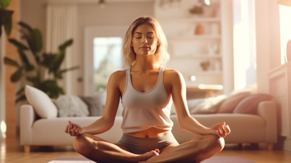 Iyengar Yoga 5 girl yoga pose illustration ai