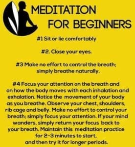 yoga and meditation - meditation for beginners