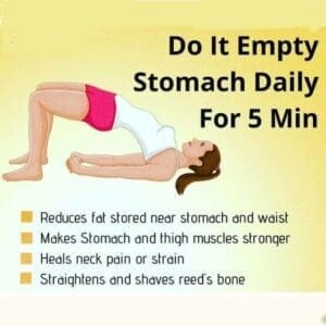 Belly Fat - Bridge pose