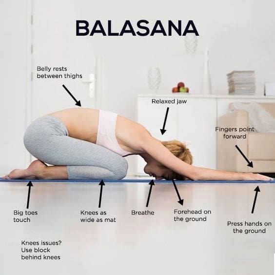 Yoga Child Pose (Balasana)