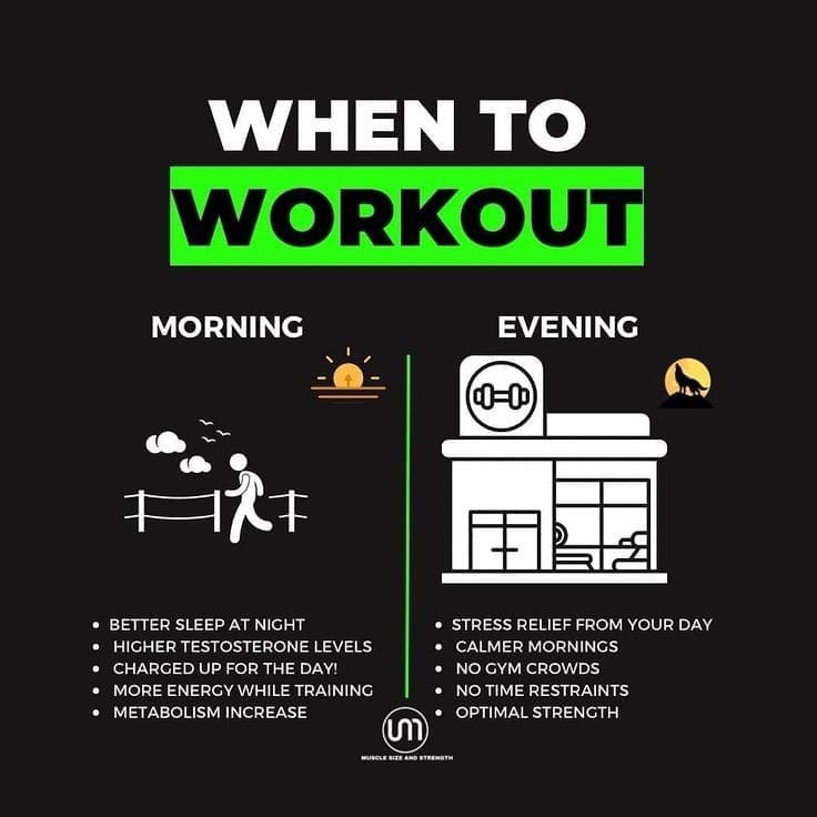 Best Time to Exercise
