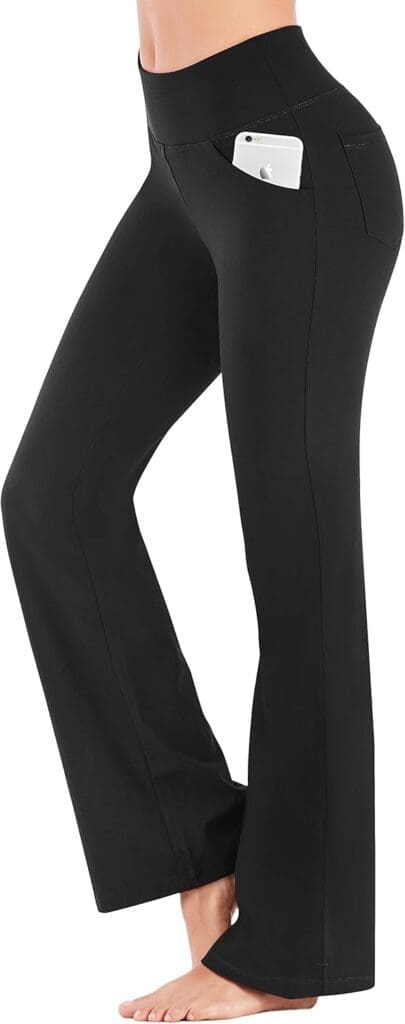 IUGA Bootcut Yoga Pants with Pockets for Women Flared Leggings High Waist Womens Trousers Tummy Control with 4 Pockets IUGA Bootcut Yoga Pants with Pockets for Women Flared Leggings High Waist Womens Trousers Tummy Control with 4 Pockets