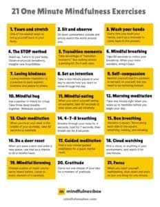 Quick Mindfulness Exercises 